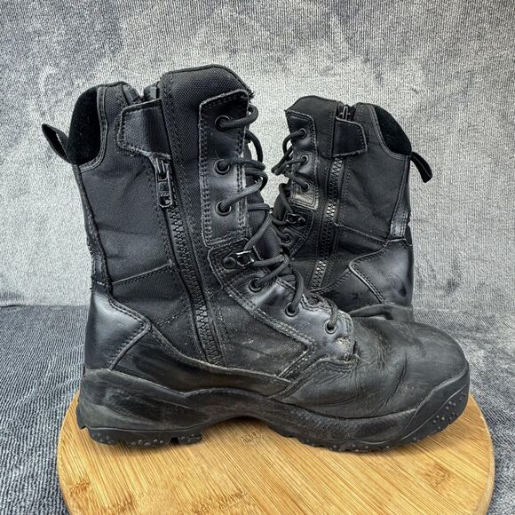 5.11 Tactical ATAC 2.0 8" Waterproof Side Zip Boots Mens Size 10.5 Black - Picture 6 of 11